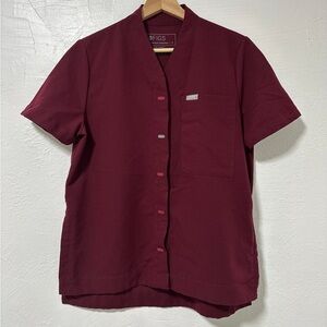 FIGS limited edition Suswe shawl collar top S